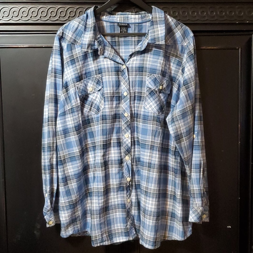 Torrid flannel size 4